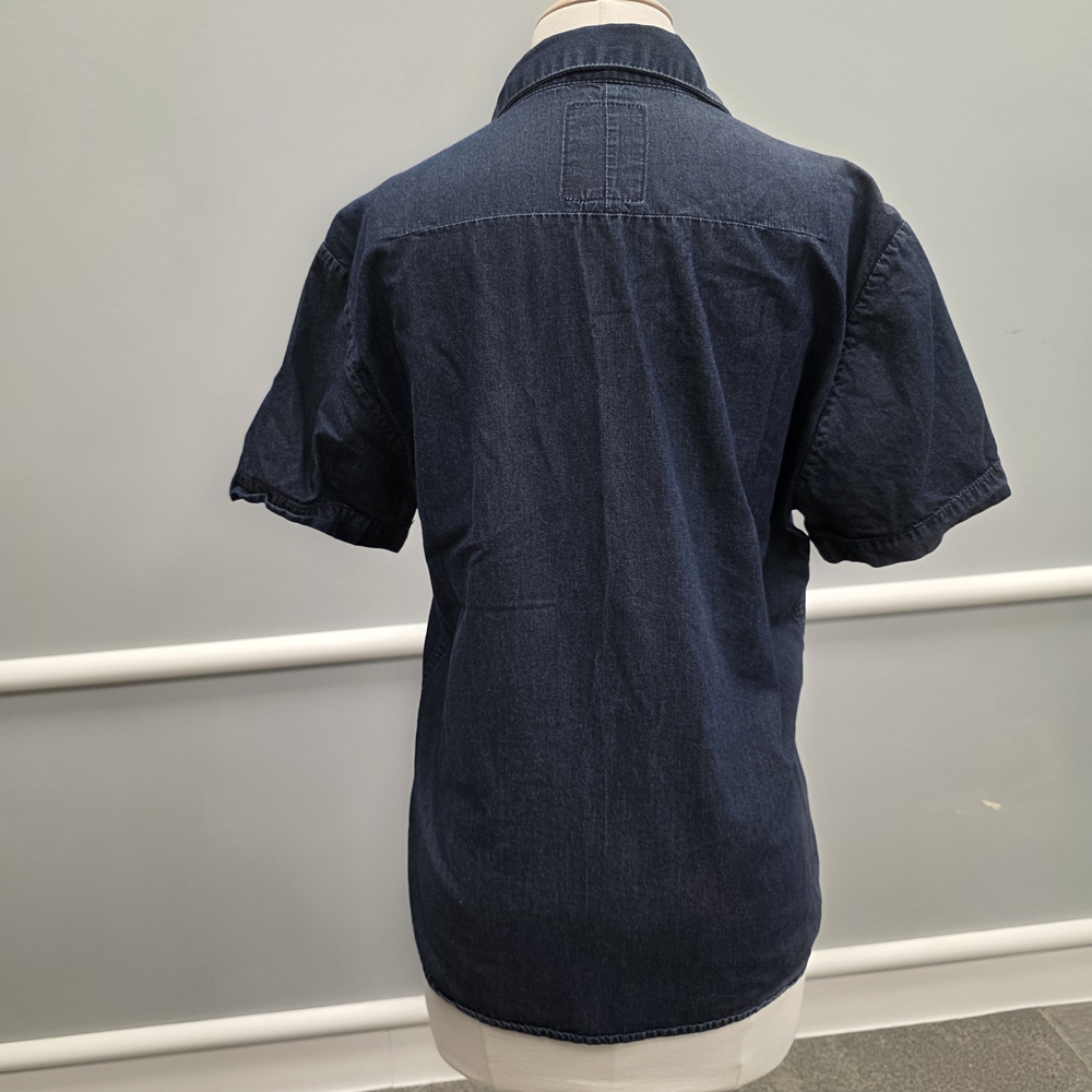 Guess Men's Dark Blue Casual Button Down Shirt - Picture 5 of 9